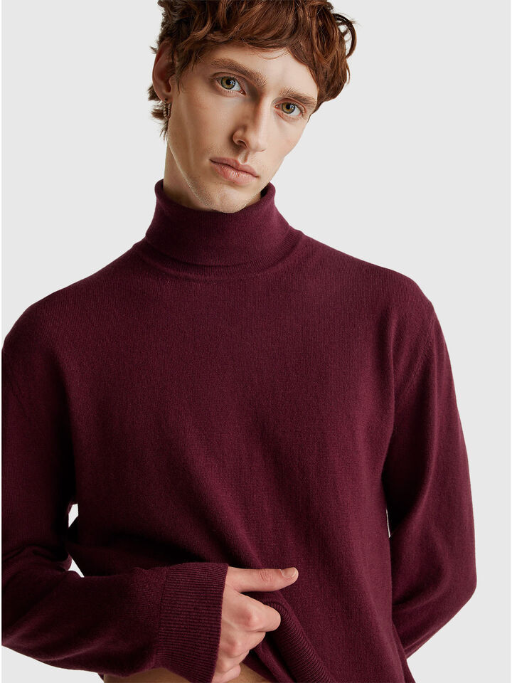 TURTLE NECK SWEATER Men image number 4